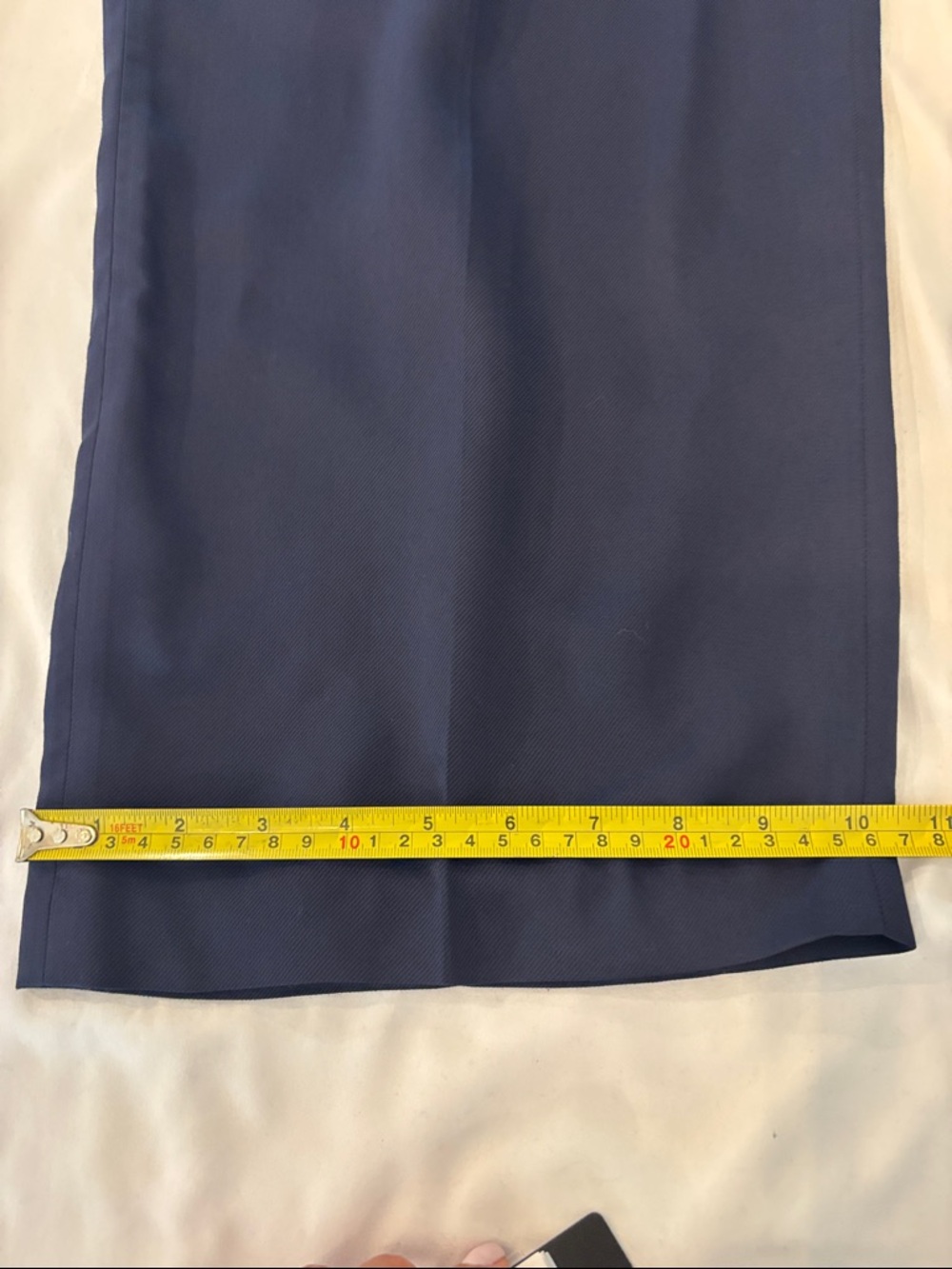 Ted Baker Navy Wide-Leg Women's Ankle Pants - size 2 - Picture 9 of 10